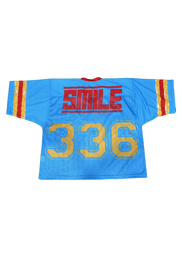 SMILE CROPPED FOOTBALL JERSEY