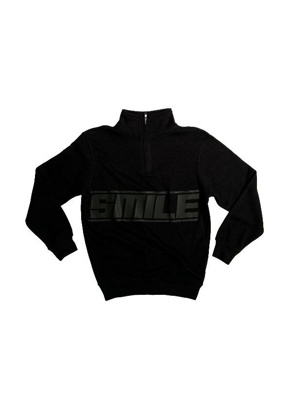 1.SMALL BLACK QUARTER ZIP