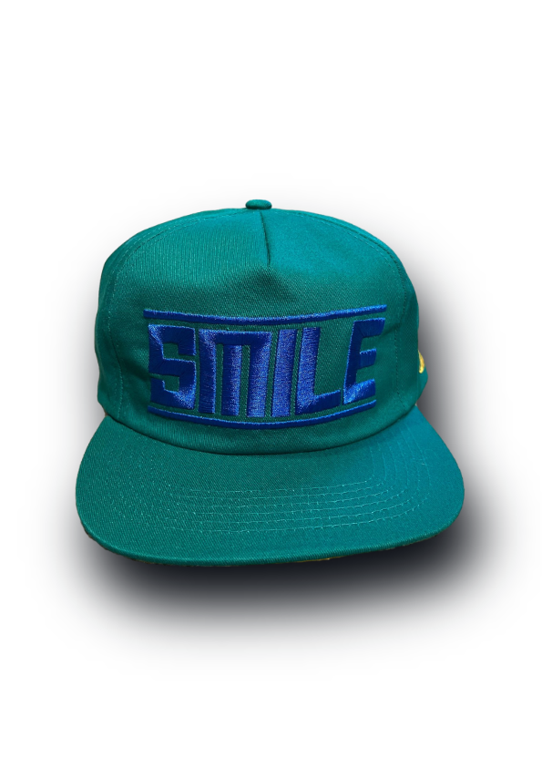 SMILE UNSTRUCTURED HAT GREEN/YELLOW/ROYAL