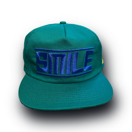 SMILE UNSTRUCTURED HAT GREEN/YELLOW/ROYAL