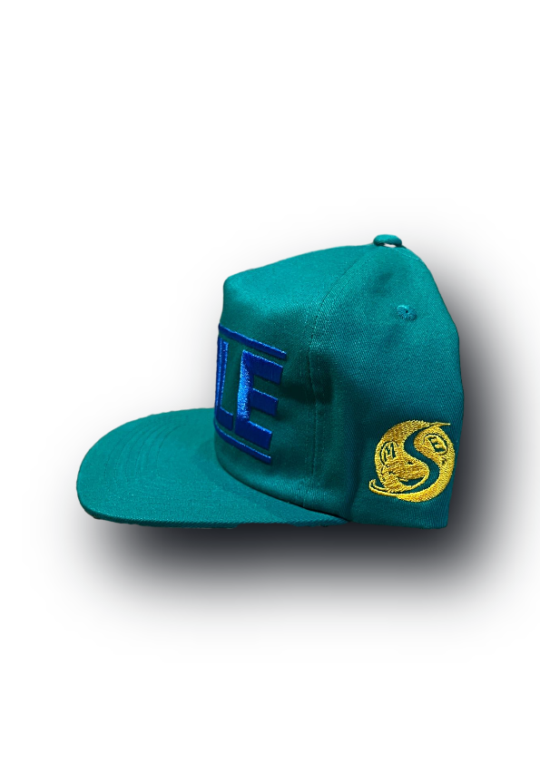 SMILE UNSTRUCTURED HAT GREEN/YELLOW/ROYAL