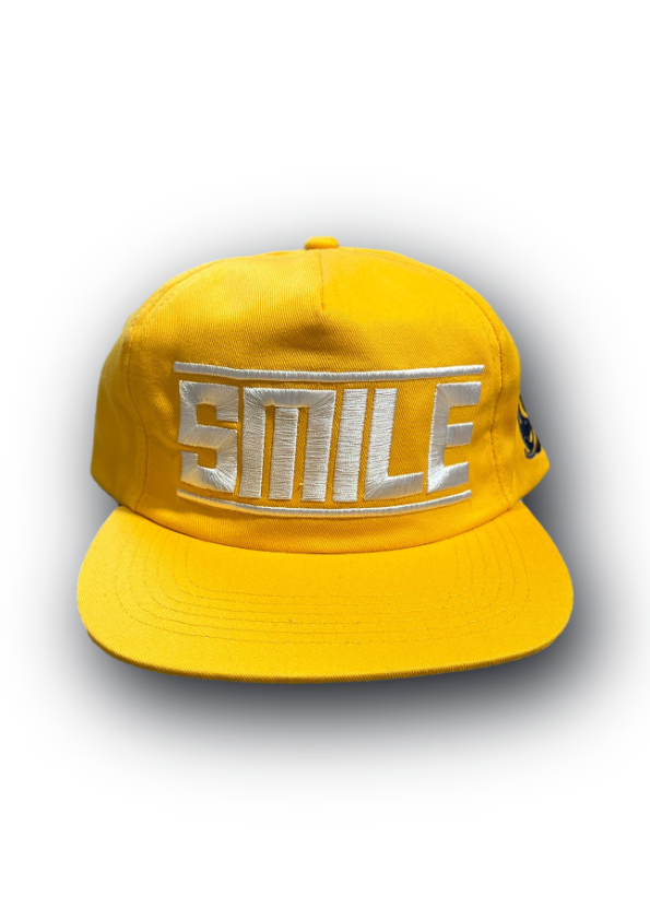 SMILE UNSTRUCTURED HAT YELLOW/NAVY/WHITE
