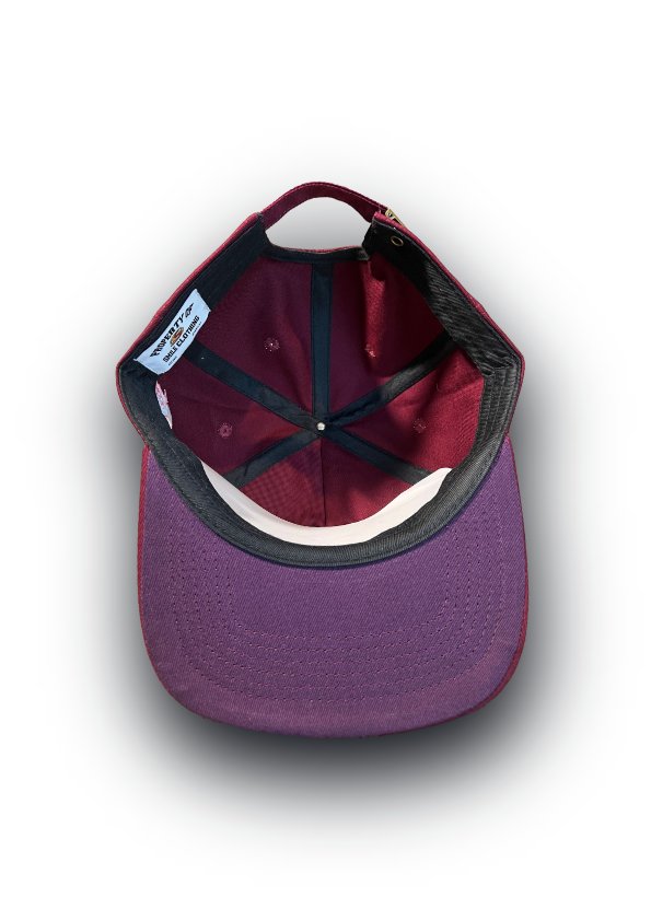SMILE UNSTRUCTURED HAT MAROON/BLUSH/DARK PURPLE