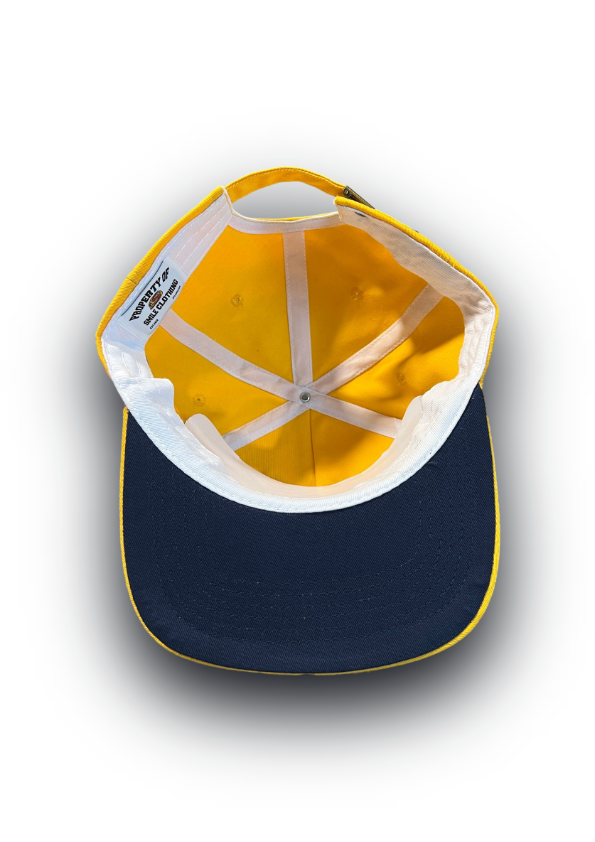 SMILE UNSTRUCTURED HAT YELLOW/NAVY/WHITE
