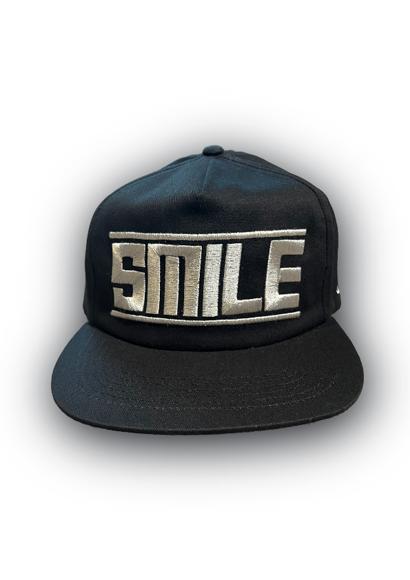 SMILE UNSTRUCTURED HAT BLACK/WHITE/GREY