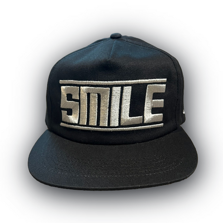 SMILE UNSTRUCTURED HAT BLACK/WHITE/GREY