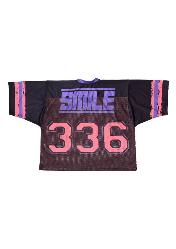 SMILE CROPPED FOOTBALL JERSEY