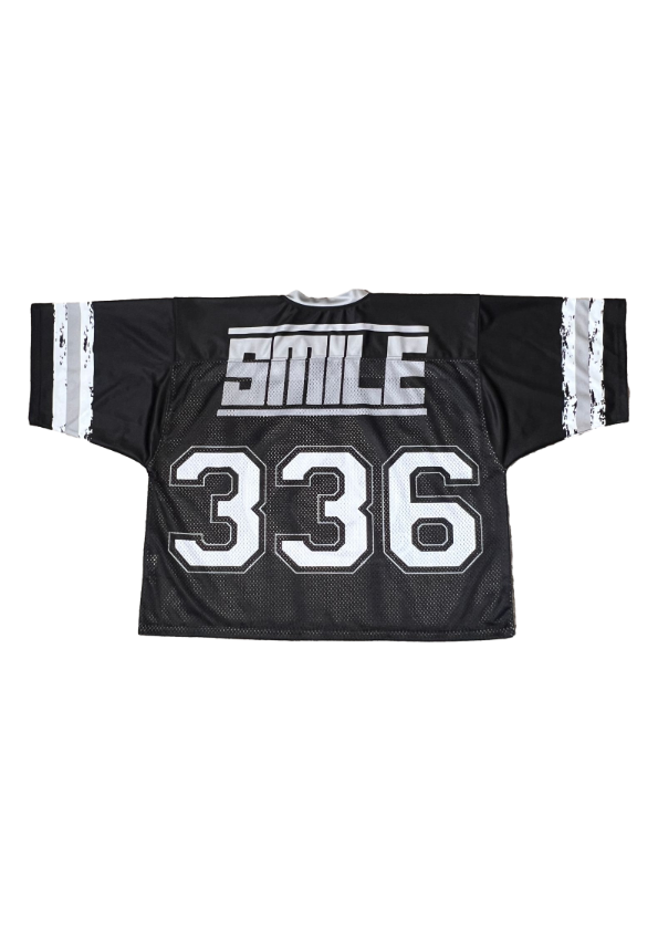 SMILE CROPPED FOOTBALL JERSEY