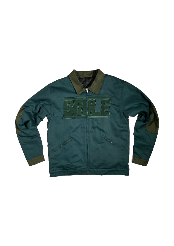 0. SMILE GREEN WORKERS JACKET