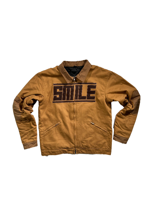 0. SMILE BROWN WORKERS JACKET