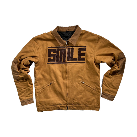 0. SMILE BROWN WORKERS JACKET