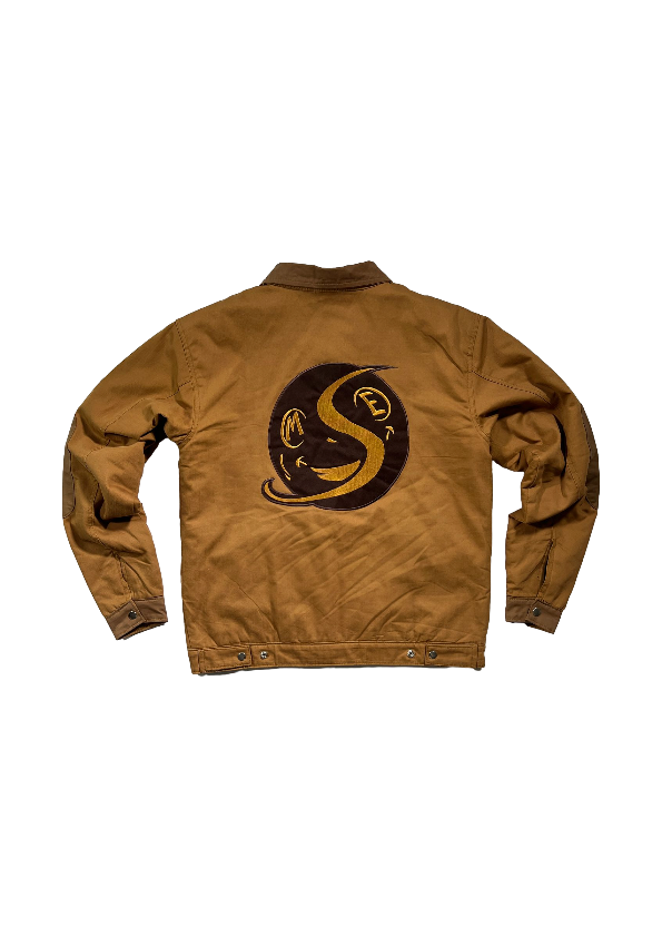 0. SMILE BROWN WORKERS JACKET