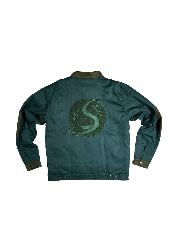 0. SMILE GREEN WORKERS JACKET