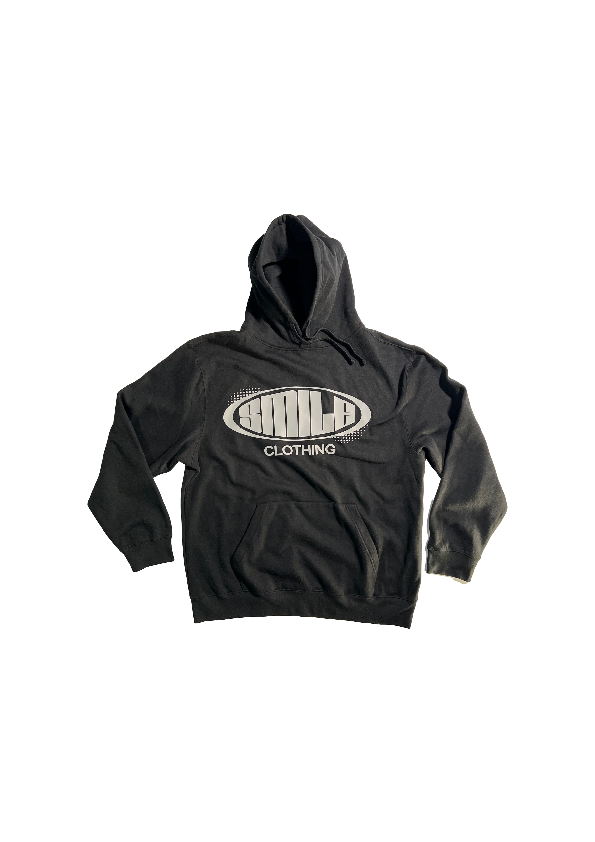 6. 3XL BLACK SUIT WITH CIRCLE SMILE GRAY LOGO