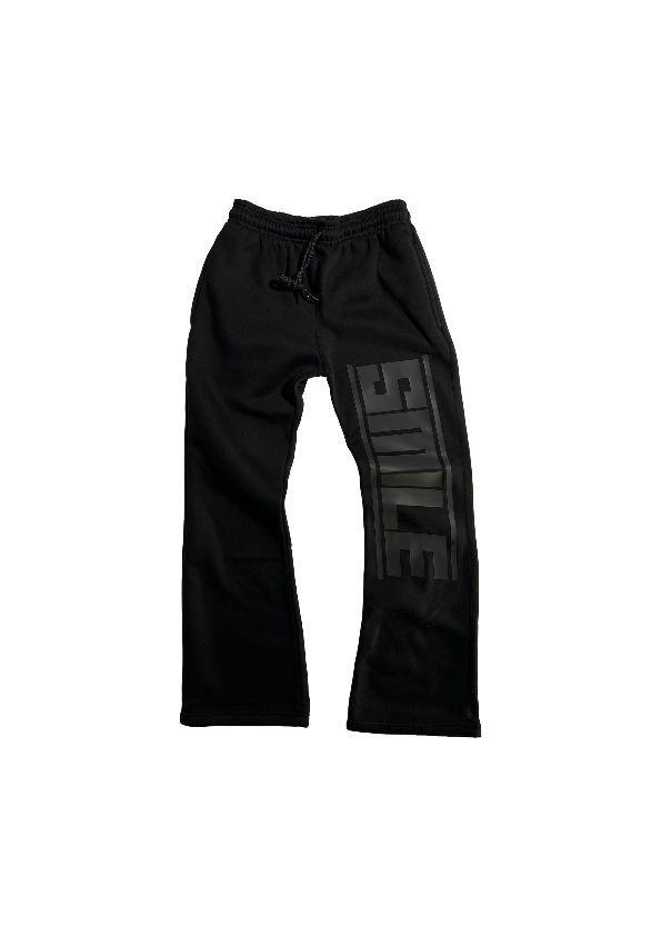 1.SMALL BLACK SUIT WITH BLACK LOGO