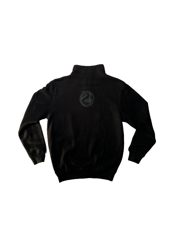 1.SMALL BLACK QUARTER ZIP