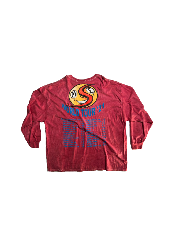6. 3XL DROP 2 RED LONG SLEEVE