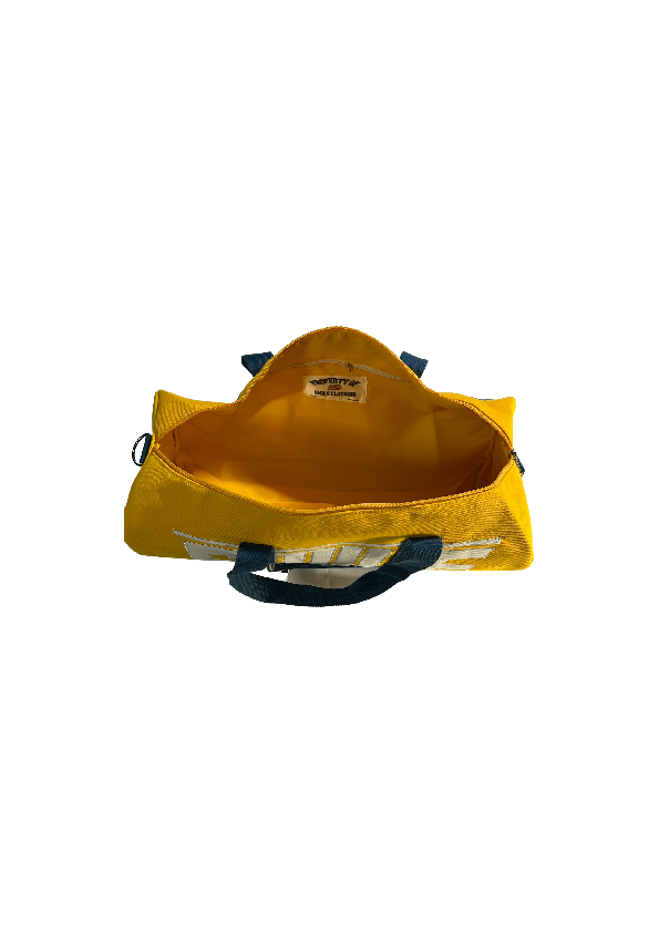 0. DUFFLE YELLOW AND BLUE