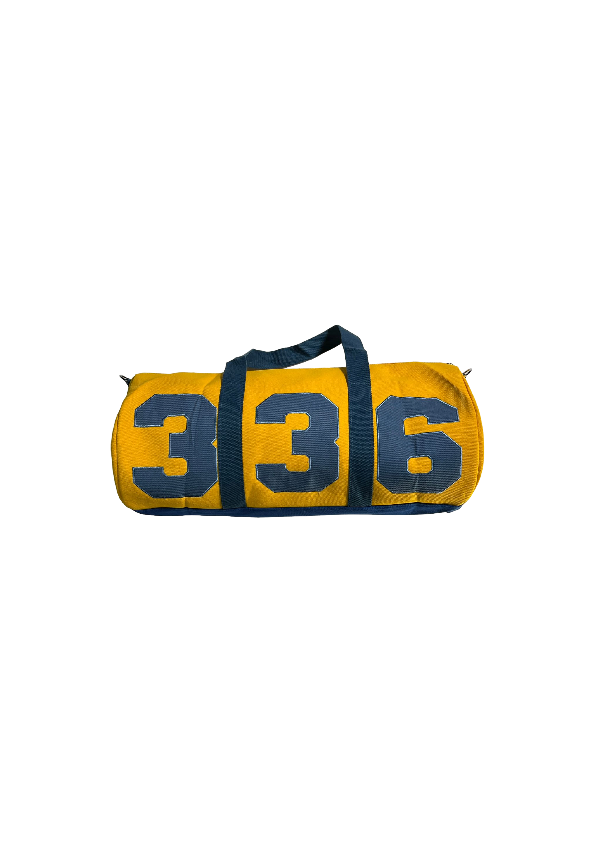 0. DUFFLE YELLOW AND BLUE