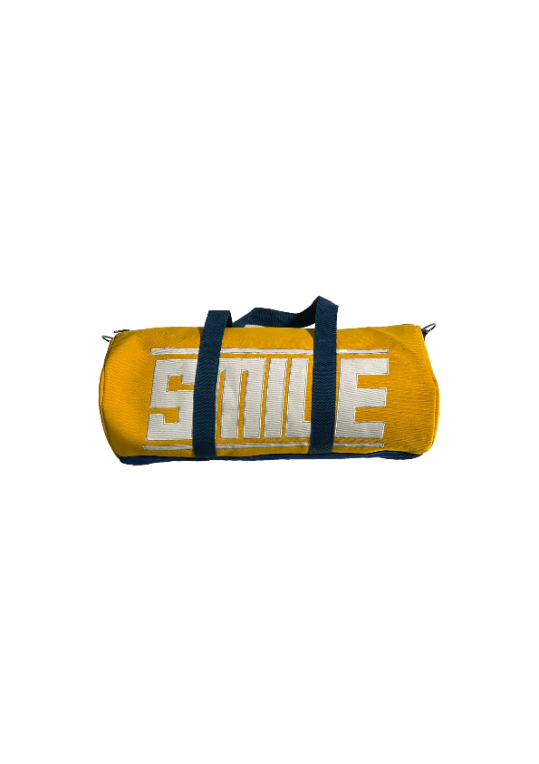 0. DUFFLE YELLOW AND BLUE