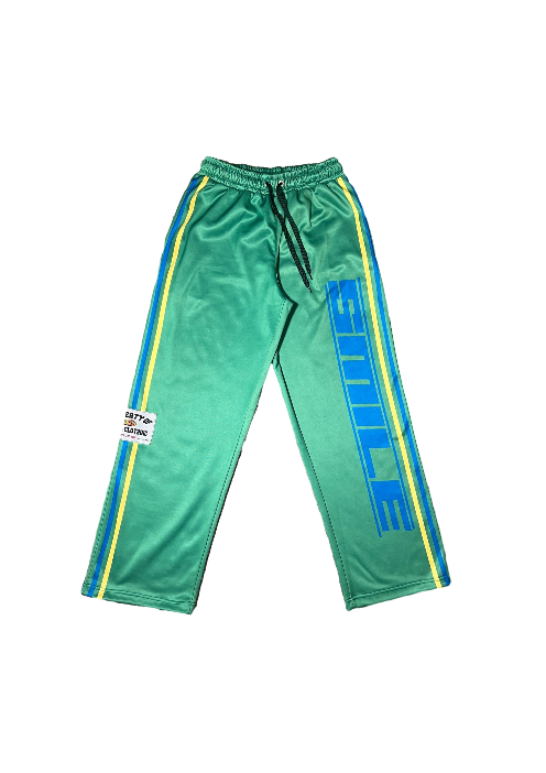 SMILE JOGGER PANTS GREEN/ROYAL/YELLOW