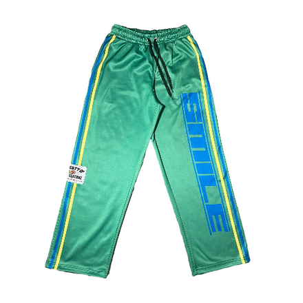 SMILE JOGGER PANTS GREEN/ROYAL/YELLOW